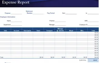 expense reporting